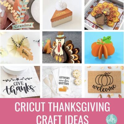 Cricut Thanksgiving Craft Ideas
