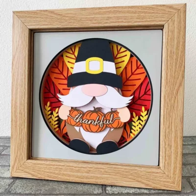Thankful Gnome Shadowbox