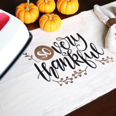 So Very Grateful Table Runner From That's What Che Said