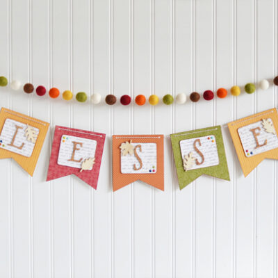 Blessed Banner From The Happy Scraps