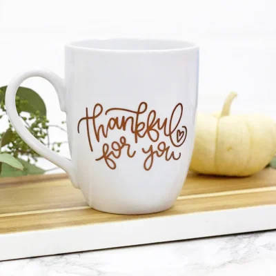 Thankful For You Mug From Persia Lou