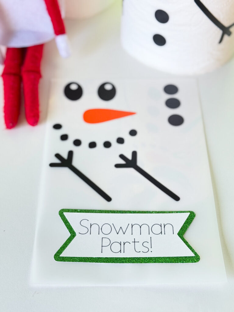 Snowman Part Stickers