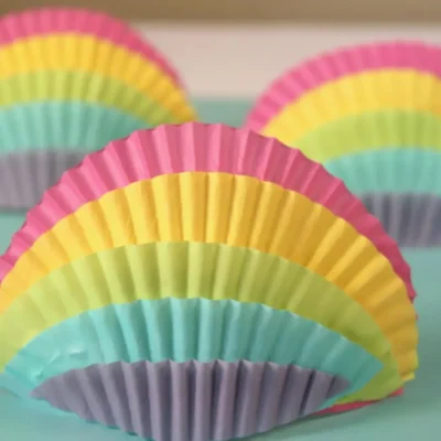 Cupcake Liner Rainbow Craft From Planning Playtime