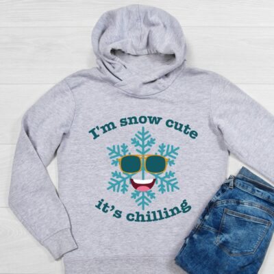 I'm Snow Cute It's Chilling SVG From Harper N Co