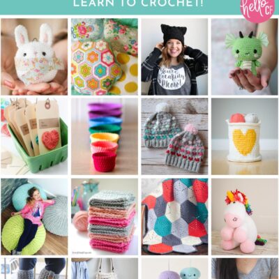 Collage of 27 amazing crochet projects for beginner and advanced crocheters alike.