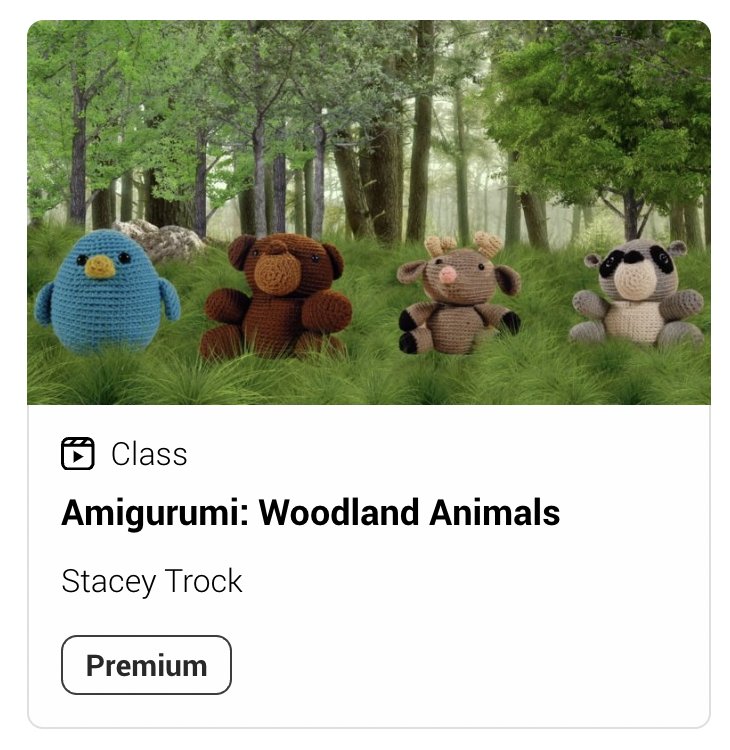 Craftsy Amigurumi Woodland Animals