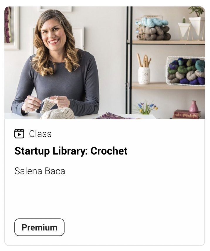 Craftsy Startup Library: Crochet