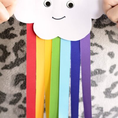 Paper Rainbow Craft From Easy Peasy and Fun