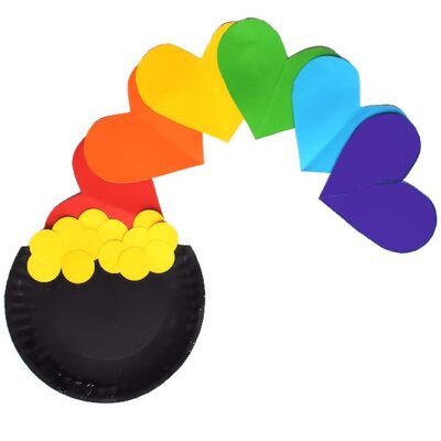 Heart Rainbow Craft From Our Kid Things