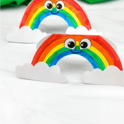 Rainbow Card Craft From Simple Everyday Mom