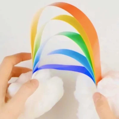 Rainbow Paper Cloud From Hello Wonderful