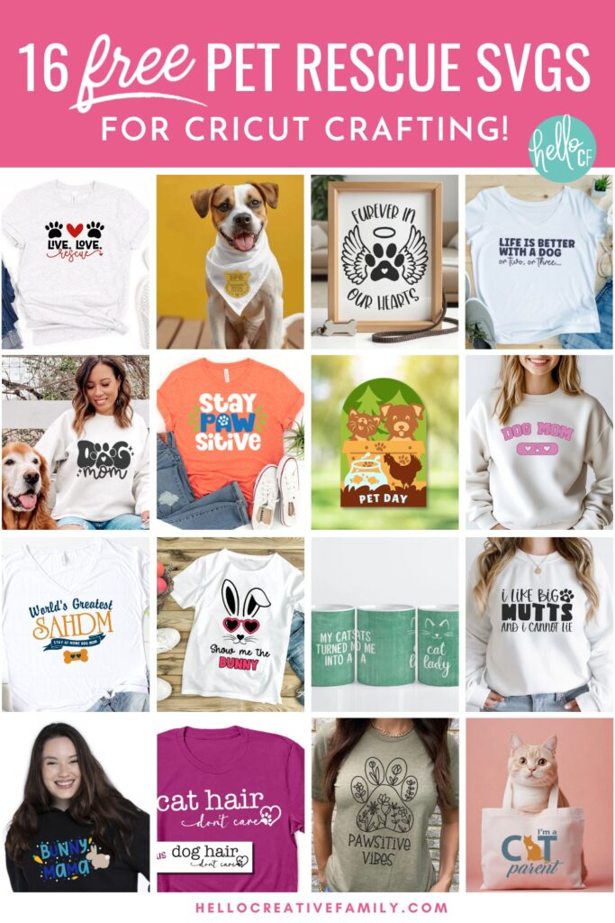 Calling all Cricut crafters! These free animal rescue SVG files will help you craft meaningful projects while showing love for rescue pets. Join the fun and create something special!