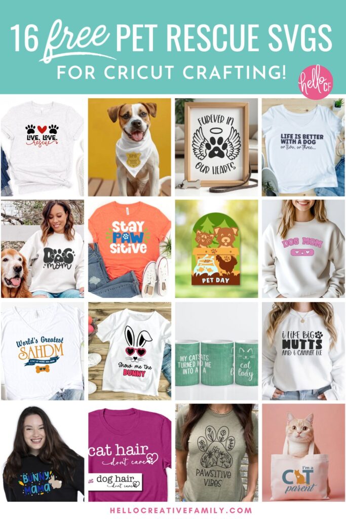 Calling all Cricut crafters! These free animal rescue SVG files will help you craft meaningful projects while showing love for rescue pets. Join the fun and create something special!