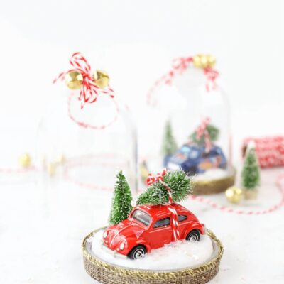 DIY Snow Globe Ornaments from Leggings 'N' Lattes