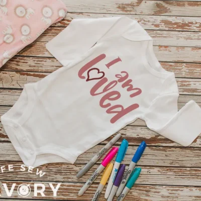 I Am Loved SVG File from Life Sew Savory