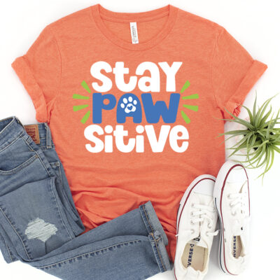 Stay Pawsitive SVG From Artsy-Fartsy Mama