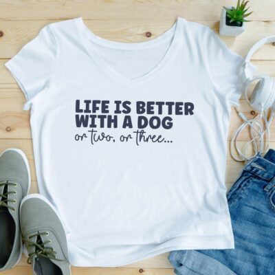 Life is Better with a Dog SVG From The Crafty Blog Stalker