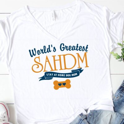 Stay at Home Dog Mom SVG From The Scrap Shoppe