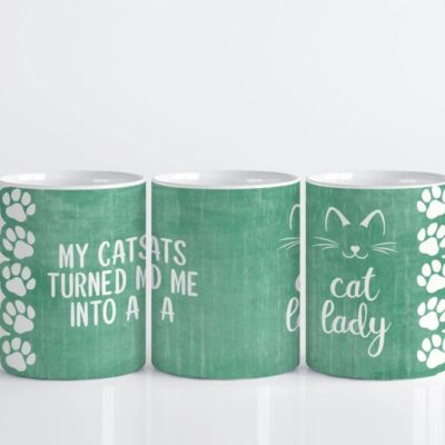 Cat Lady Mug SVG From Crafting In The Rain