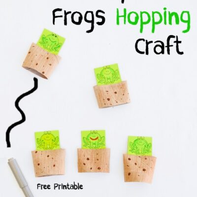 5 Little Speckled Frogs Hopping Craft By A Little Pinch of Perfect