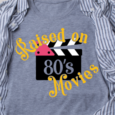 Raised on 80's Movies SVG From Crafting in the Rain
