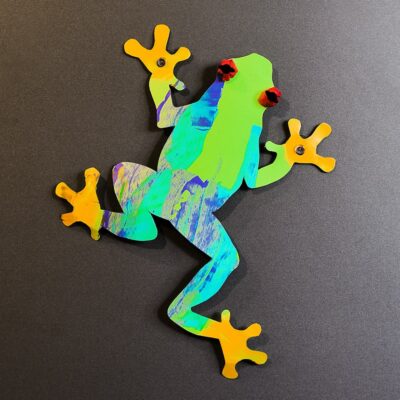 Climbing Paper Tree Frog Craft By Barley & Birch