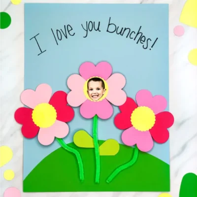 Flower Photo Preschool Craft By Simple Everyday Mom