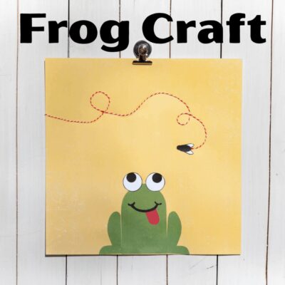 Frog Paper Craft By Homeschool Preschool