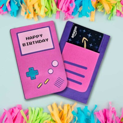 Video Game Gift Card Holder SVG From Gina C. Creates