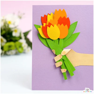 Mother&rsquo;s Day Flower Card by Arty Crafty Kids