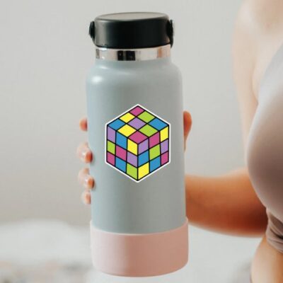 Rubix Cube Sticker From Kiy's Craftroom