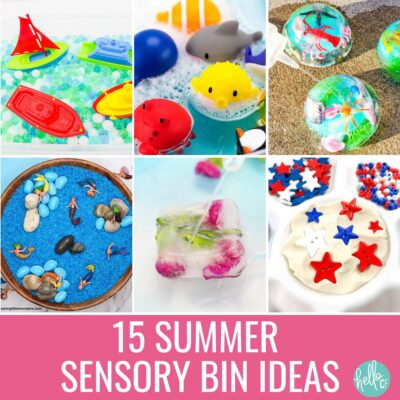Looking for fun ways to keep your kids busy this summer? These 15 Summer Sensory Bin Ideas are packed with hands-on activities that inspire creativity, support learning, and provide endless entertainment! From water play to beach themes and patriotic fun, these easy DIY sensory bins are perfect for toddlers, preschoolers, and beyond.