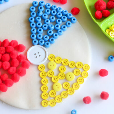 Beach Ball Sensory Playdough Craft by Mom Wife Busy Life