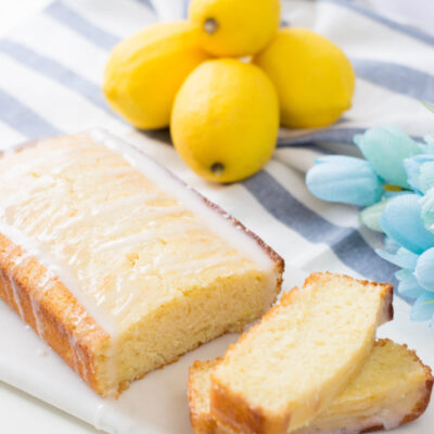 Homemade Glazed Lemon Loaf
