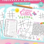 Keep kids engaged and having fun with this free Easter printable placemat! Designed like a restaurant activity sheet, this Easter Bunny-themed printable includes games, puzzles, and coloring activities. Great for Easter breakfast, dinner, or even on-the-go! Just print, set on the table, and let the fun begin.