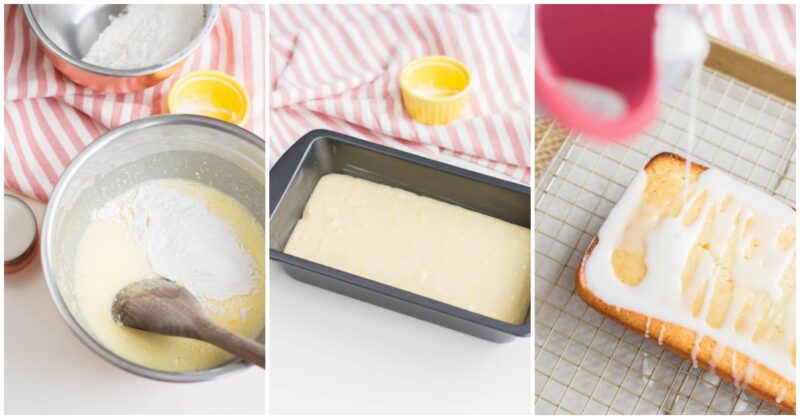 Lemon Loaf- Mix bake drizzle