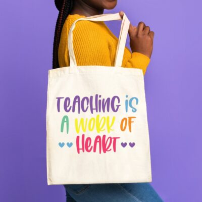 Teaching is a Work of Heart SVG From Sunshine and Munchkins