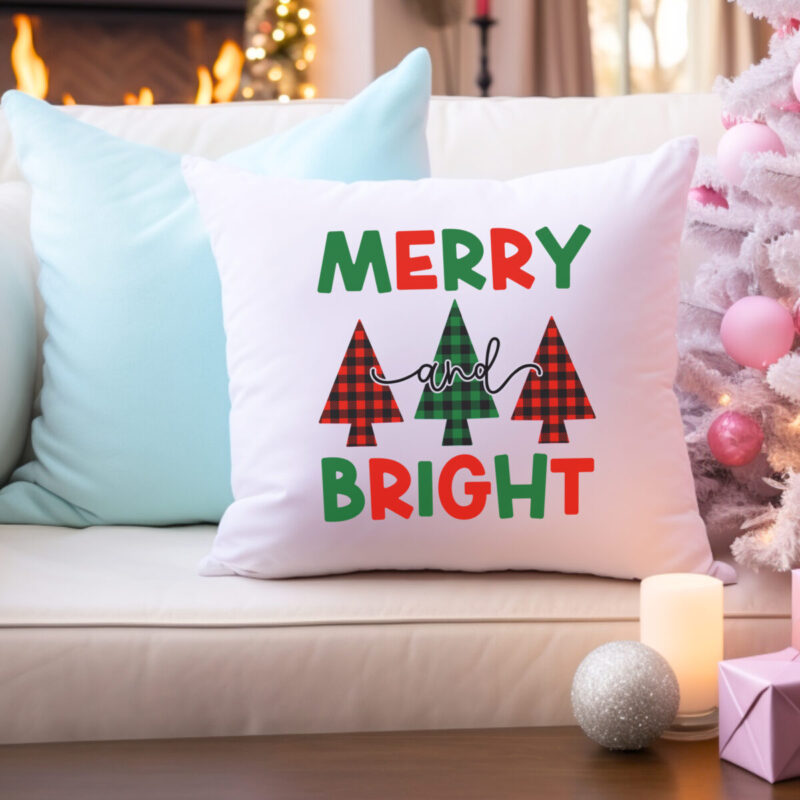 Merry And Bright Pillow