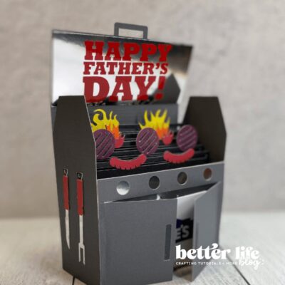 Pop-Up Father's Day Gift Card SVG From Better Life Blog