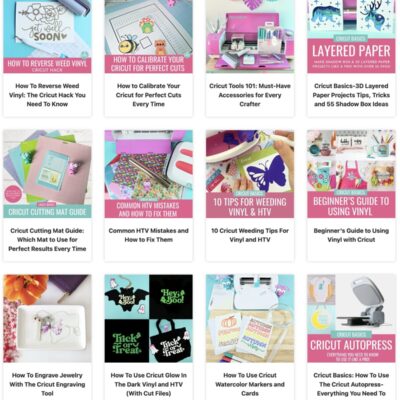 New to Cricut? Visit the Cricut Basics section of our website for how to articles and beginner-friendly tutorials to help you get comfortable and confident using your machine.