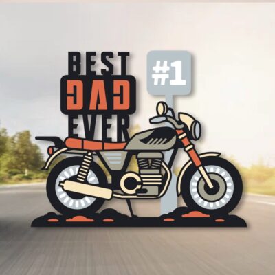 Best Dad Ever Layered Paper Craft SVG From The Bearded Housewife