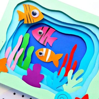 3D Ocean Paper Craft by Little Bins for Little Hands