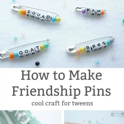 80's Style Friendship Pins SWAPS Idea from Kitchen Counter Chronicle