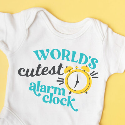World's Cutest Alarm Clock SVG From We Can Make That