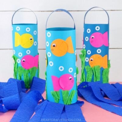 Fish Windsocks by I Heart Crafty Things