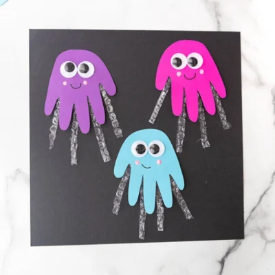 Jellyfish Handprint by The Best Ideas for Kids