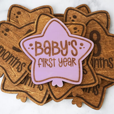 Baby First Year Milestone Set SVG From Artsy-Fartsy Mama
