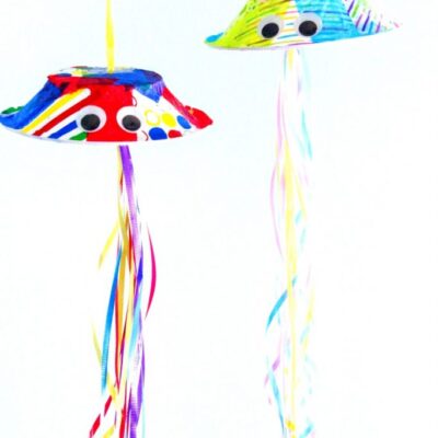 Paper Bowl Jellyfish by Natural Beach Living
