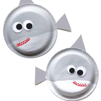 Paper Plate Shark Craft by Kids Activity Zone