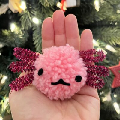 Pom Pom Axolotl SWAPS From Red Ted Art
